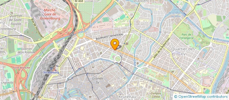 localisation de l'entreprise AJC DEVELOPPEMENT à STRASBOURG