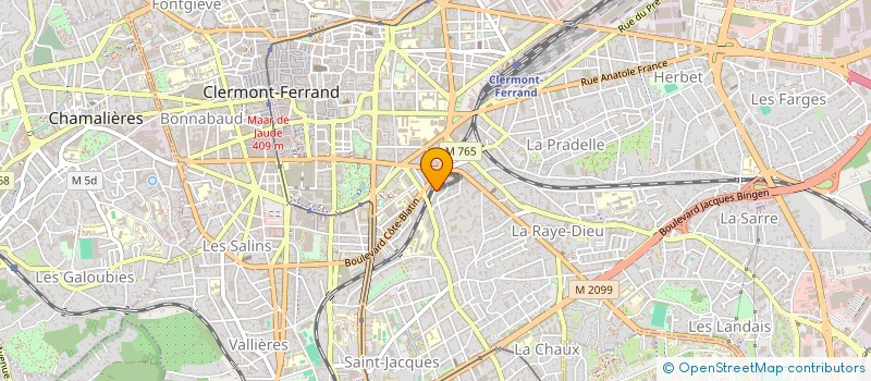 localisation de l'entreprise AJC'ECONOMIE à CLERMONT-FERRAND