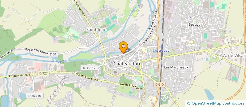 localisation de l'entreprise AJC ETUDES ET DEVELOPPEMENT à CHATEAUDUN