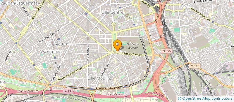 localisation de l'entreprise AJC FINANCE ET IMMOBILIER à LILLE