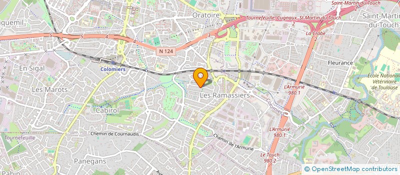 localisation de l'entreprise AJC FONCIER à COLOMIERS