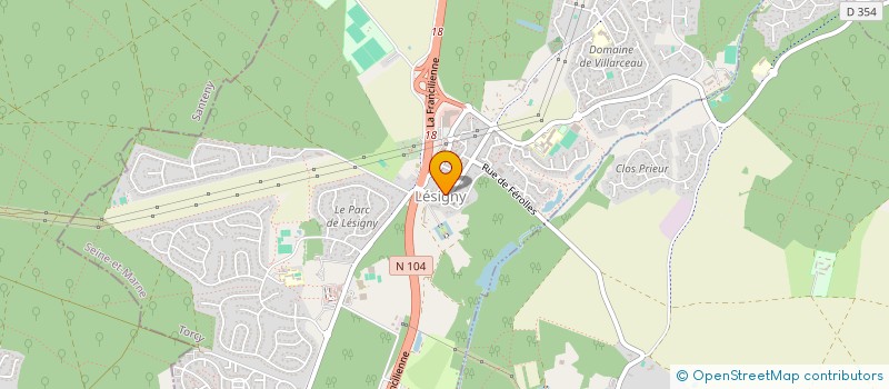 localisation de l'entreprise AJC GENERATION à LESIGNY