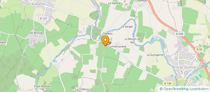 localisation de l'entreprise AJC IMMO 49  BRISSAC LOIRE AUBANCE