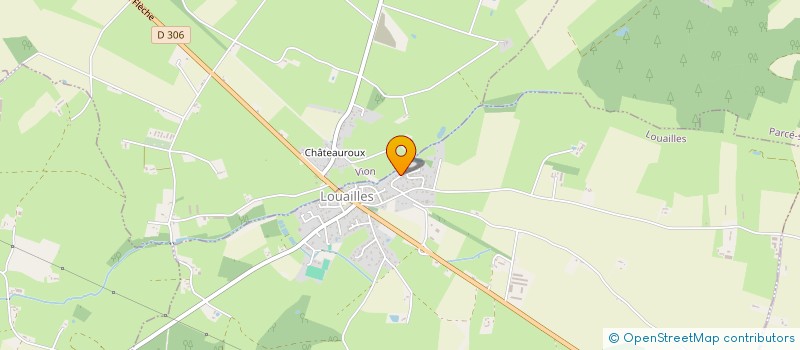 localisation de l'entreprise AJC IMMO  LOUAILLES