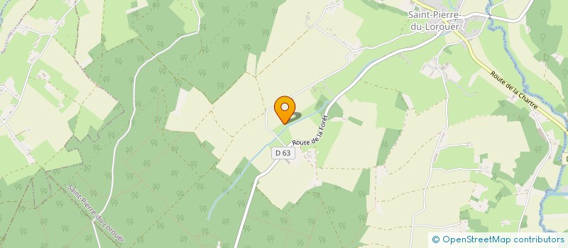 localisation de l'entreprise AJC IMMO  SAINT PIERRE DU LOROUER