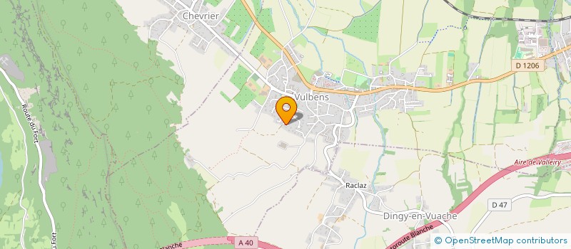 localisation de l'entreprise AJC IMMOBILIER  VULBENS