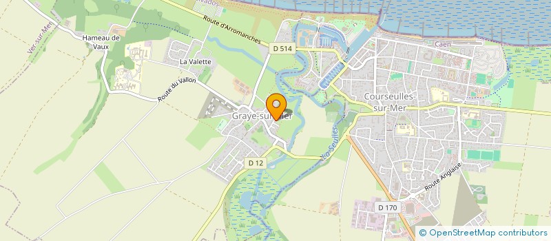 localisation de l'entreprise AJC IMO  GRAYE-SUR-MER