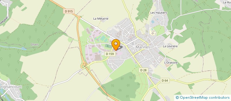 localisation de l'entreprise AJC METAL à MARINES