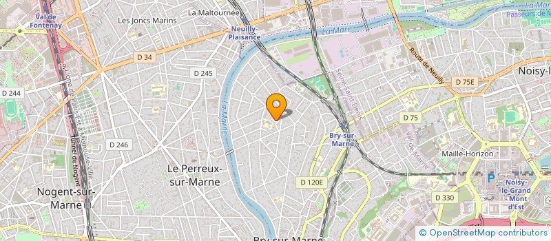 localisation de l'entreprise AJC PARTNER INVEST à BRY-SUR-MARNE