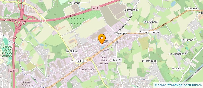 localisation de l'entreprise AJC PATRIMOINE  CARQUEFOU