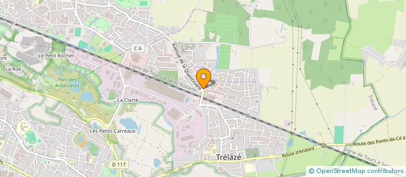 localisation de l'entreprise AJC-PC  TRELAZE