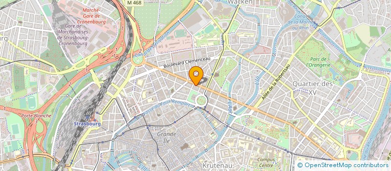 localisation de l'entreprise AJC PREMIUM à STRASBOURG