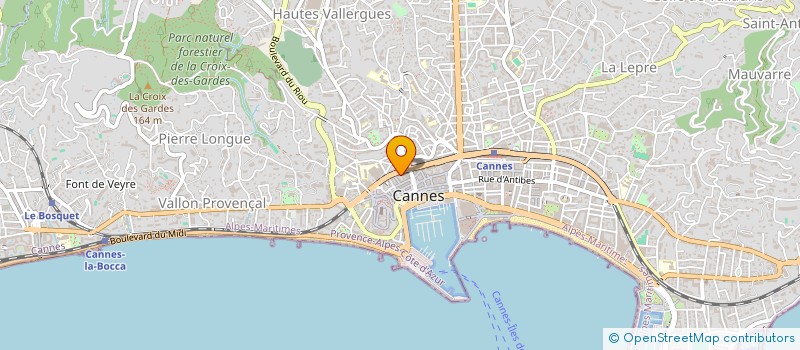 localisation de l'entreprise AJC PRIMEUR à CANNES