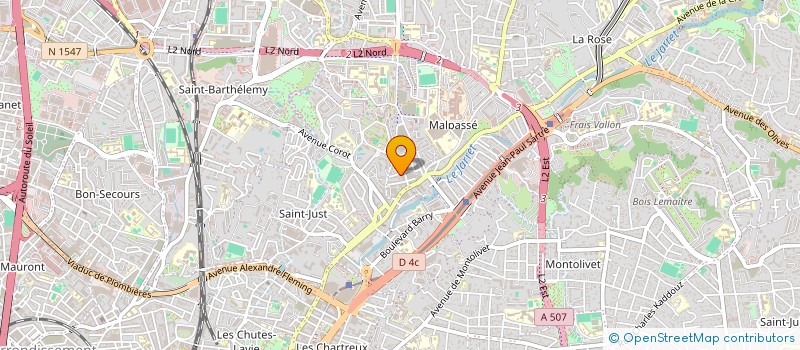 localisation de l'entreprise AJC RENOV' 13 à MARSEILLE