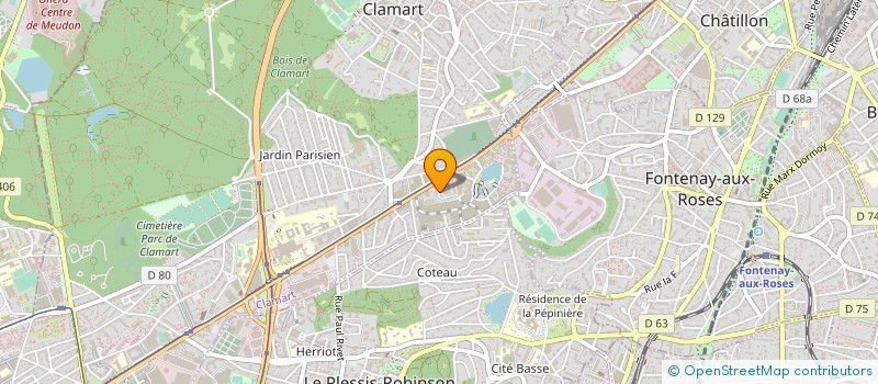 localisation de l'entreprise AJC SARL à CLAMART