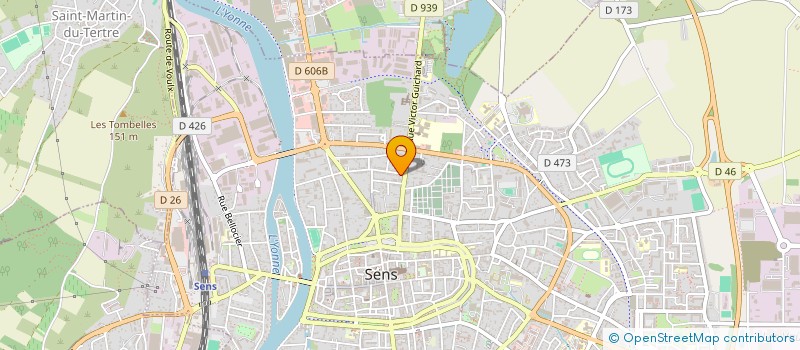 localisation de l'entreprise AJC SERRURERIE VITALI à SENS