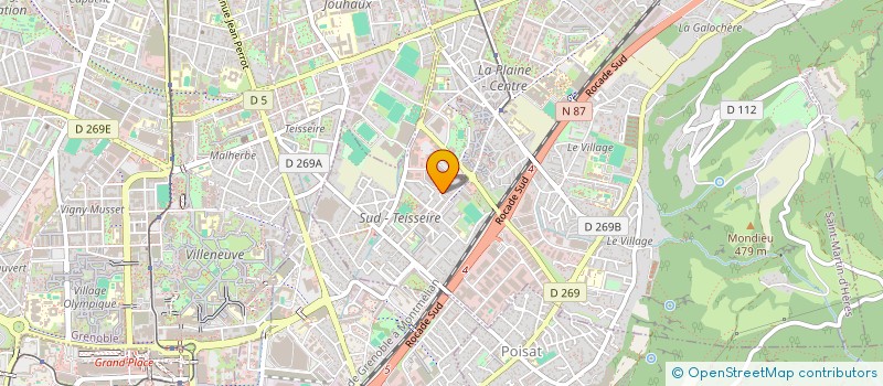 localisation de l'entreprise AJC SOLUTIONS  SAINT-MARTIN-D'HERES