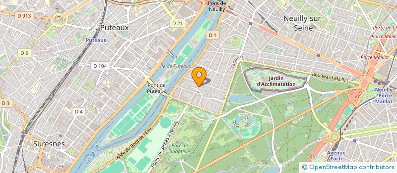 localisation de l'entreprise AJCAP à NEUILLY-SUR-SEINE