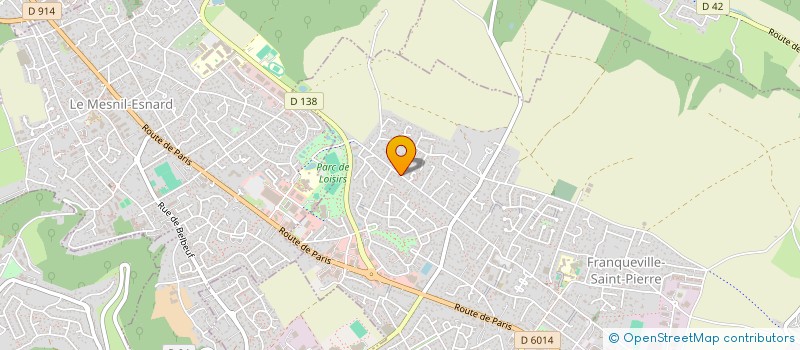 localisation de l'entreprise AJCDP  FRANQUEVILLE-SAINT-PIERRE