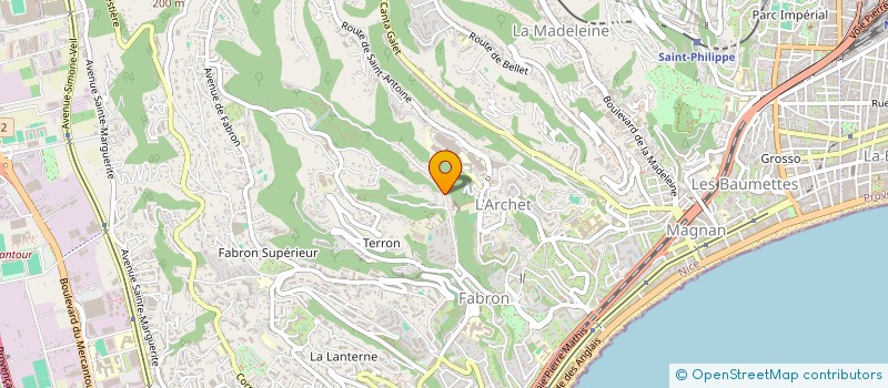 localisation de l'entreprise AJCG à NICE