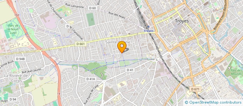 localisation de l'entreprise AJCG  SAINTE-SAVINE