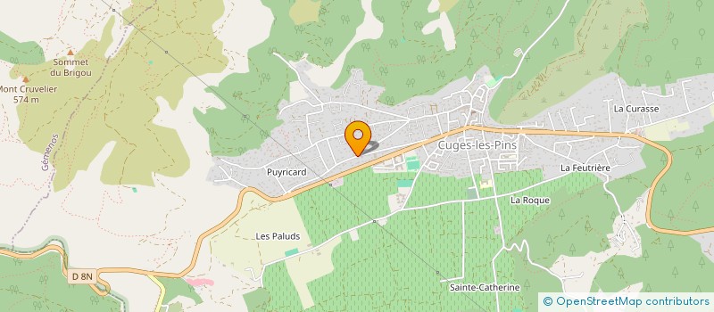 localisation de l'entreprise AJCL PLOMBERIE  CUGES-LES-PINS