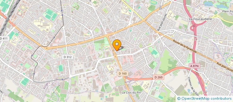 localisation de l'entreprise AJCN GUEZ HOLDING à ANGERS