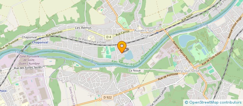 localisation de l'entreprise AJCO  AUVERS-SUR-OISE