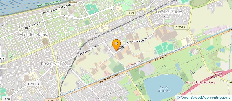 localisation de l'entreprise AJCP à DUNKERQUE