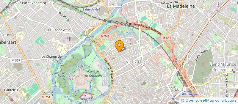 localisation de l'entreprise AJCROR à LILLE