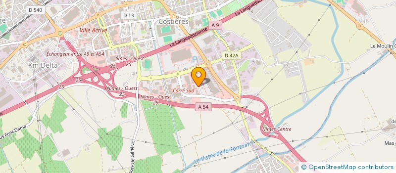 localisation de l'entreprise AJCV CYCLES à NIMES