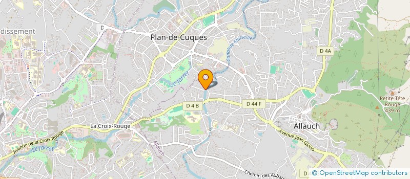 localisation de l'entreprise AJD  ALLAUCH