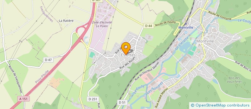 localisation de l'entreprise AJD IMMO 1  ESLETTES