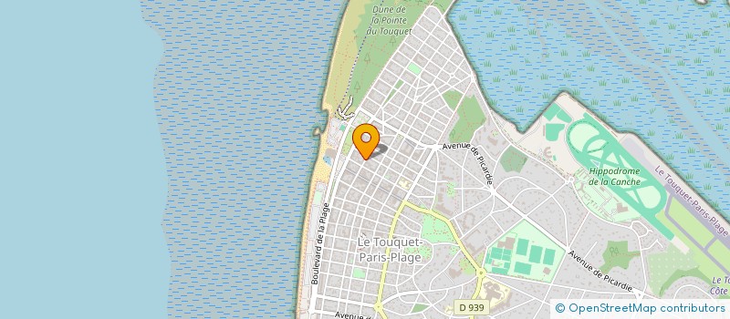 localisation de l'entreprise AJD IMMOBILIER à LE TOUQUET-PARIS-PLAGE
