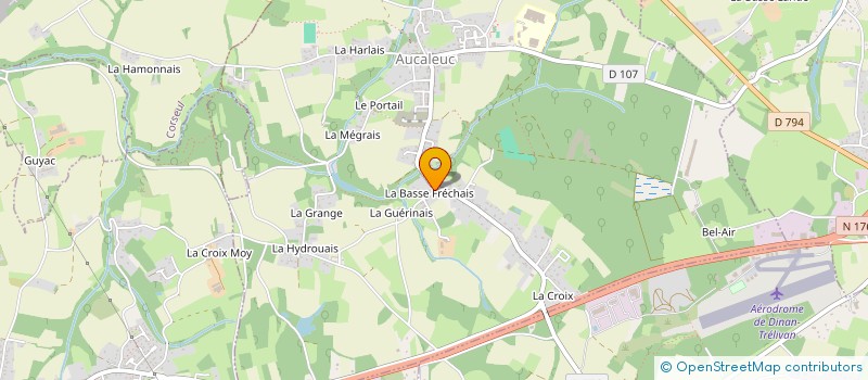 localisation de l'entreprise AJD INVEST  AUCALEUC