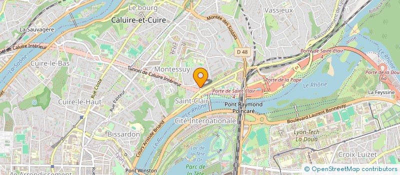 localisation de l'entreprise AJD MAURICE GOUNON à CALUIRE-ET-CUIRE