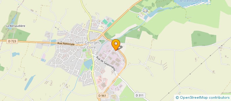 localisation de l'entreprise AJD49 à SAINT-GEORGES-SUR-LOIRE
