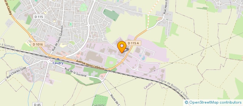 localisation de l'entreprise AJDK PLAST  CAUDRY