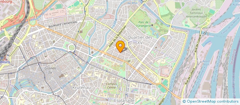 localisation de l'entreprise AJDM IMMO  STRASBOURG