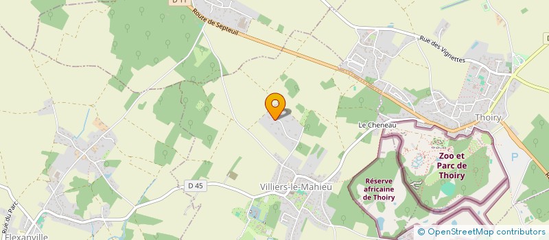localisation de l'entreprise AJDV  VILLIERS-LE-MAHIEU