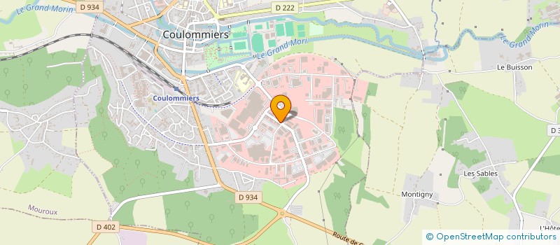 localisation de l'entreprise AJE à COULOMMIERS