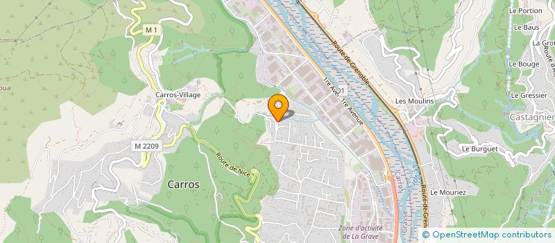 localisation de l'entreprise AJE à CARROS