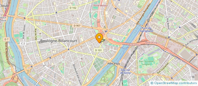 localisation de l'entreprise AJE IMMOBILIER à BOULOGNE-BILLANCOURT
