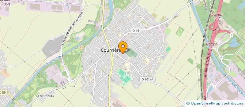 localisation de l'entreprise AJE INVEST  COURRIERES