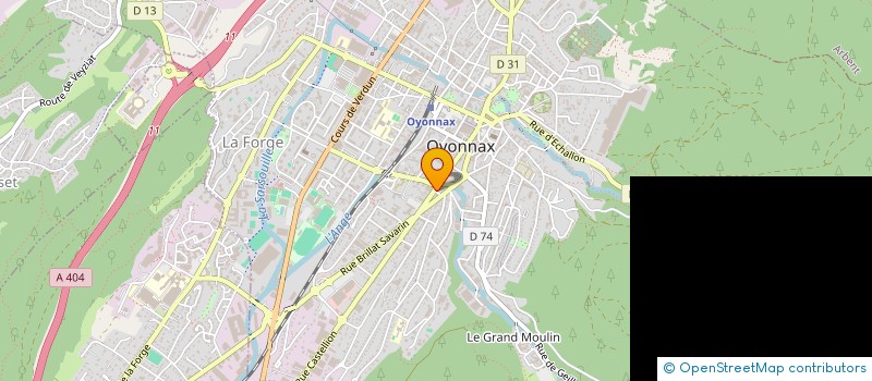 localisation de l'entreprise AJE ULTIMATE à OYONNAX