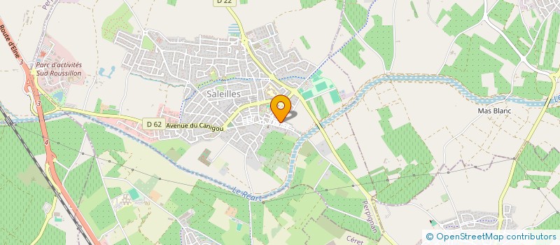 localisation de l'entreprise AJEC  PERPIGNAN