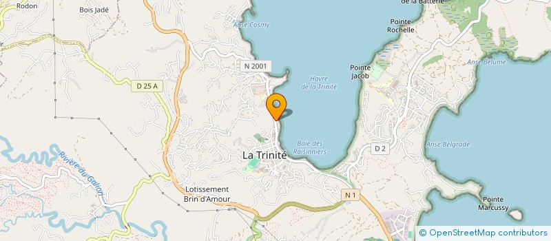 localisation de l'entreprise AJEC SOCIAL à LA TRINITE