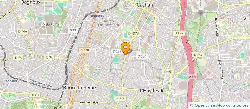 localisation de l'entreprise AJEEL à CACHAN