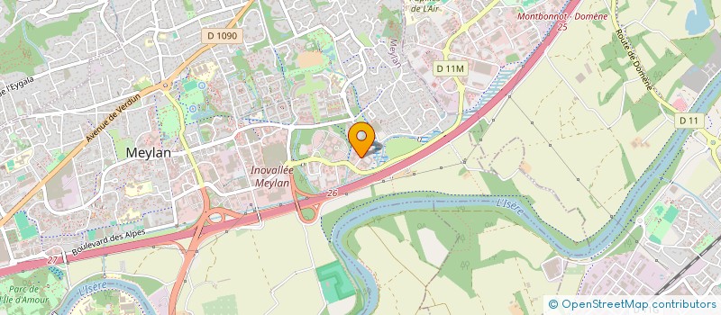 localisation de l'entreprise AJEF  MEYLAN