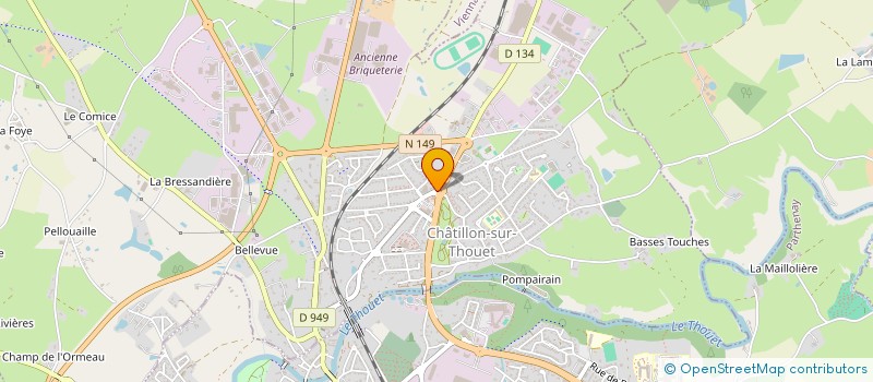 localisation de l'entreprise AJELIS  CHATILLON-SUR-THOUET